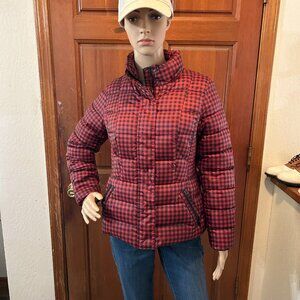 Talbots Down Plaid Puffer Jacket